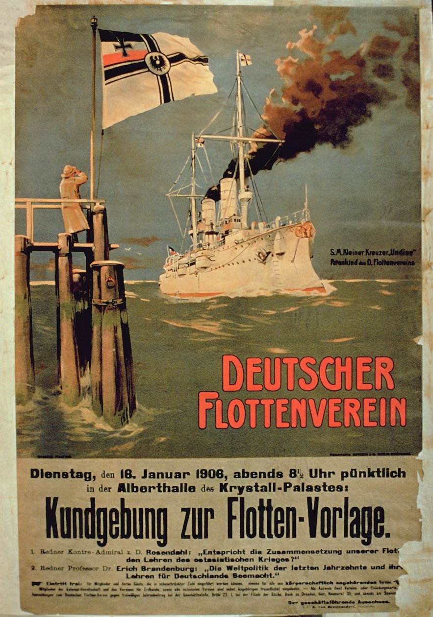 Reklama zlotu niemieckiej floty autorstwa Carl Malchin