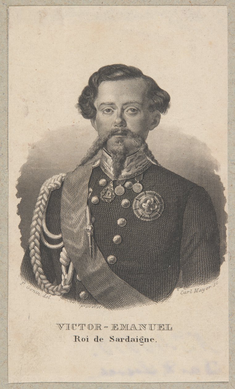 Wiktor Emanuel I, król Sardynii autorstwa Carl Mayer