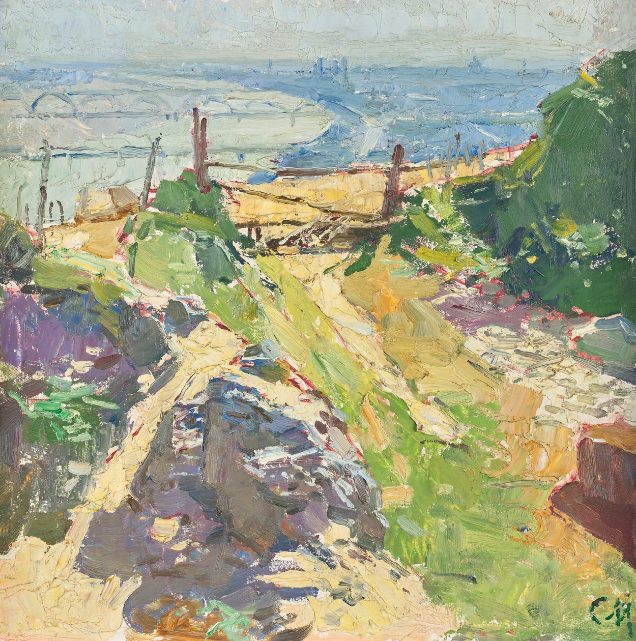 W Eichelhof w Nußdorf autorstwa Carl Moll