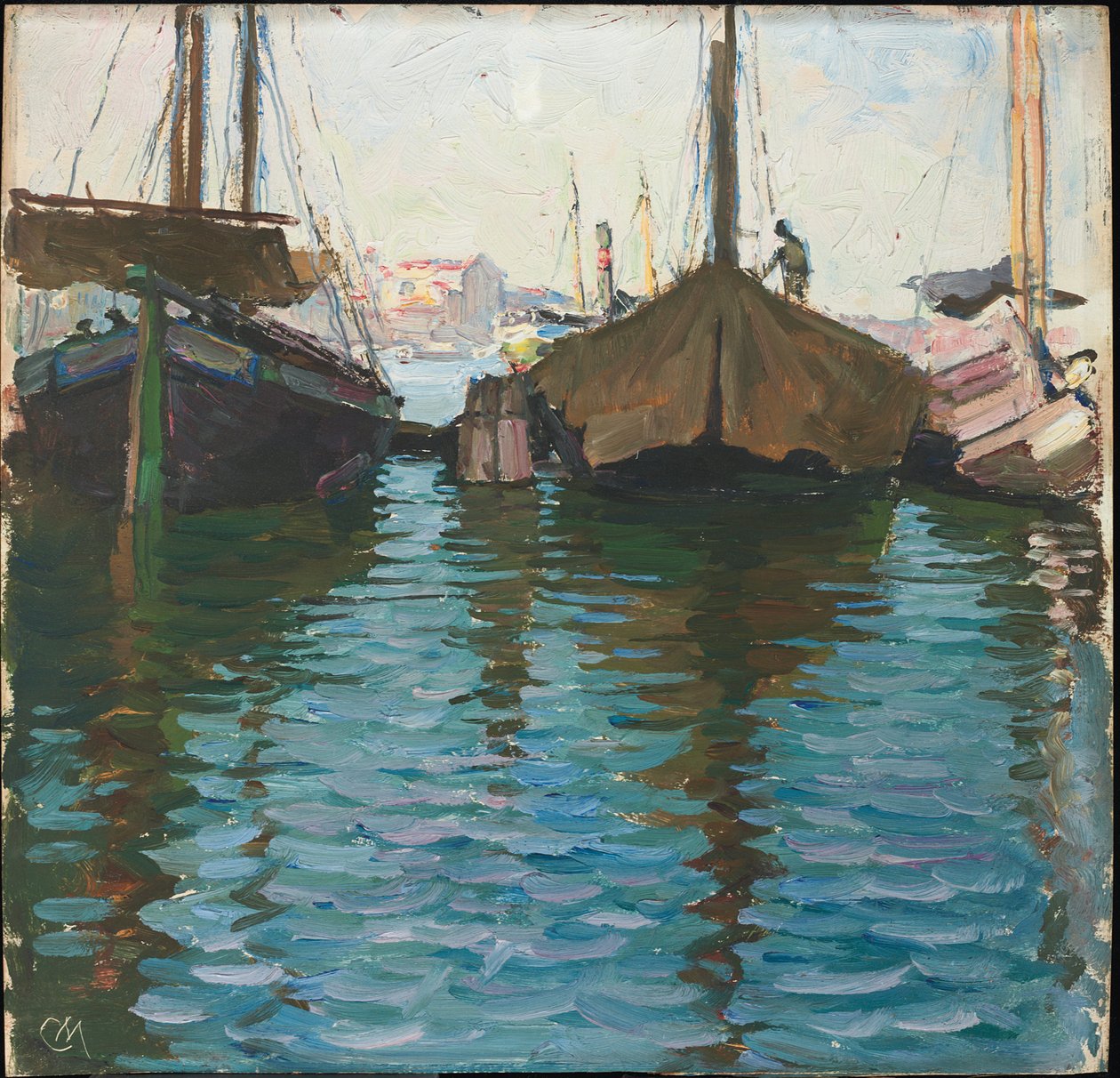 Venedig (olej na panelu) autorstwa Carl Moll