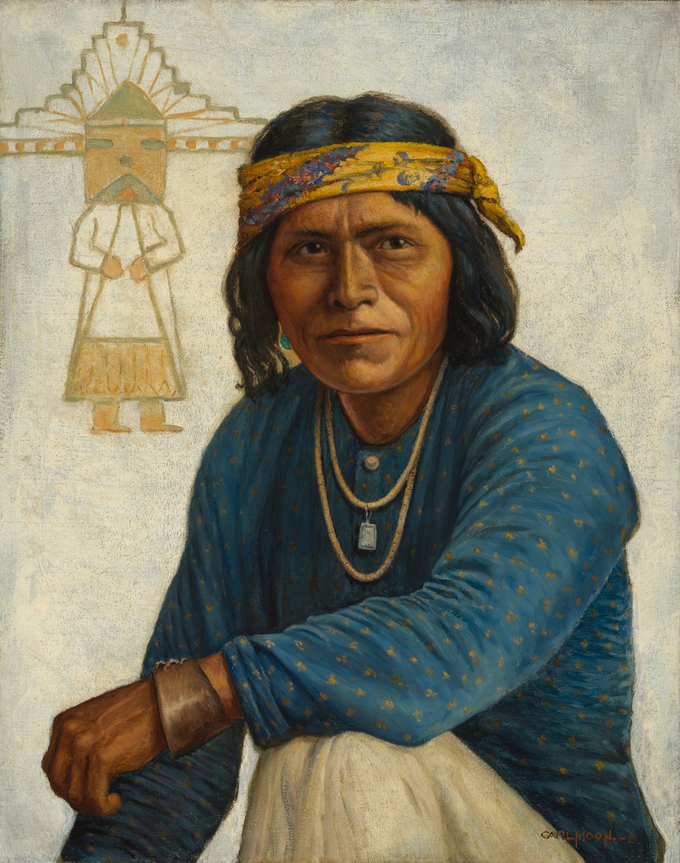 Zuni Man autorstwa Carl Moon