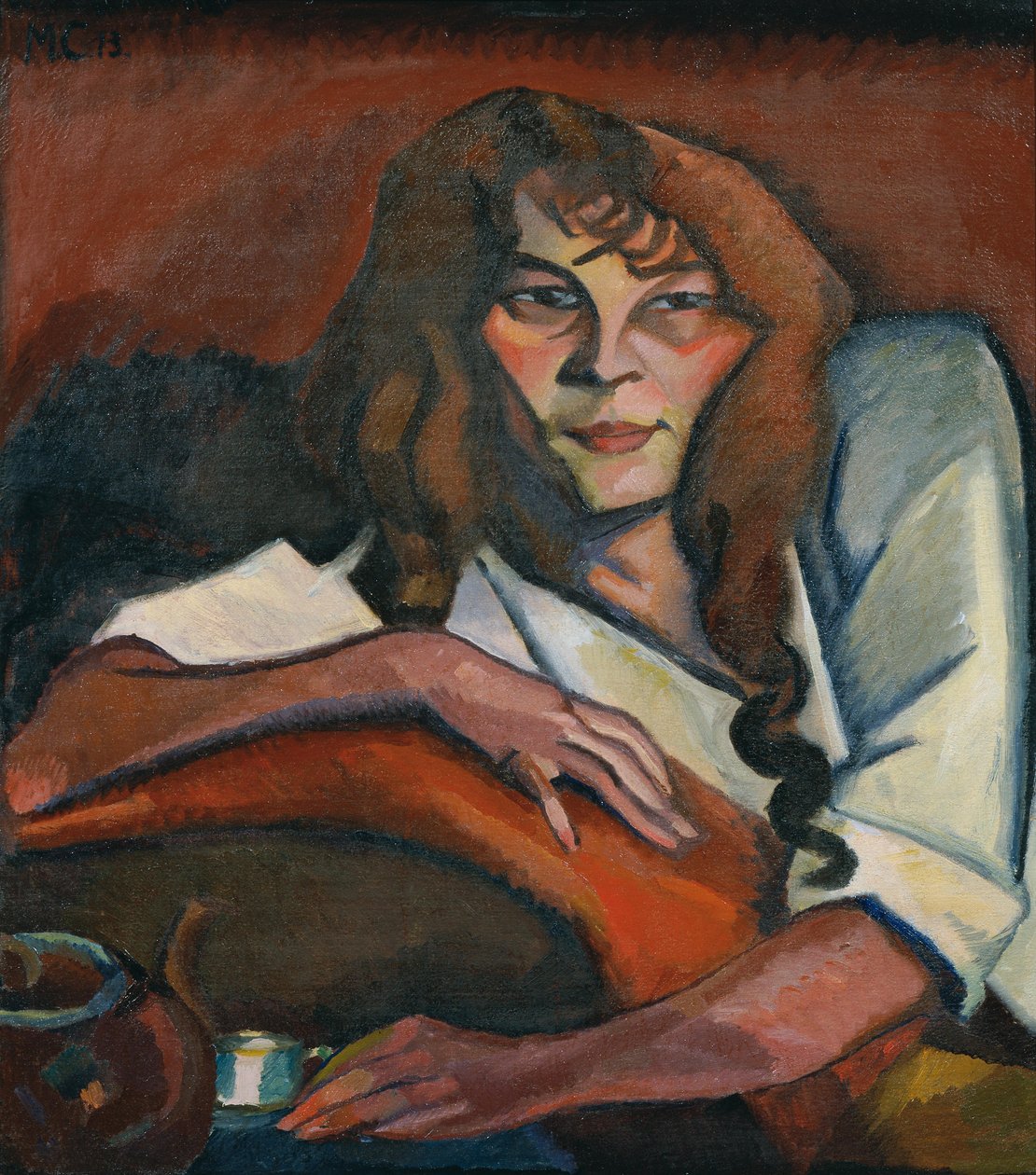 Portret dziewczynki autorstwa Carl Moritz Cammerloher