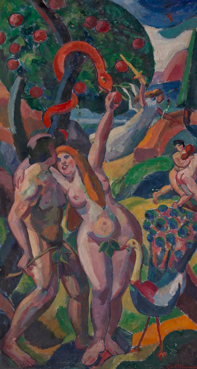 (Adam i Ewa) autorstwa Carl Newman