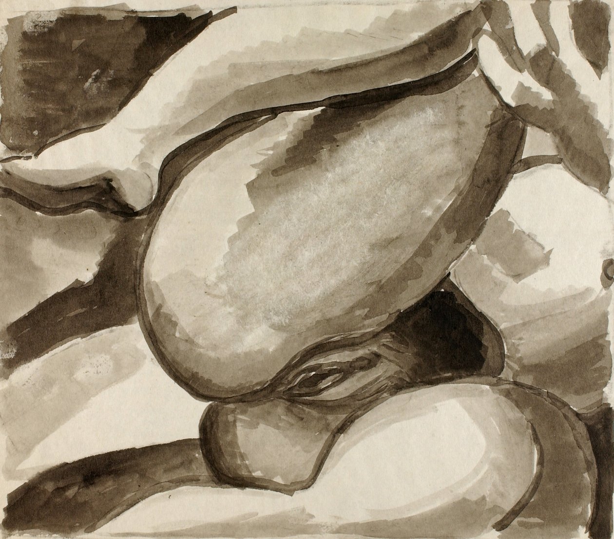Kobieta nago autorstwa Carl Newman