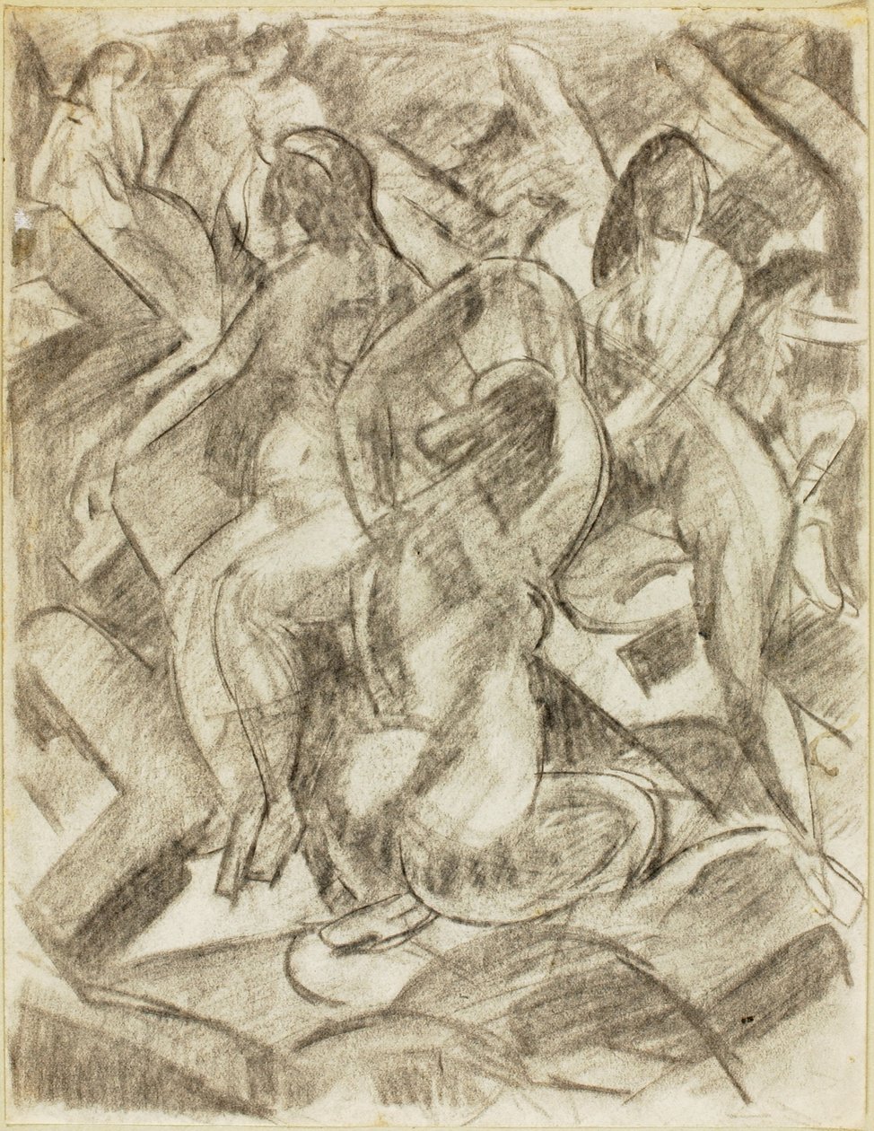 Grupa kobiecych aktów autorstwa Carl Newman