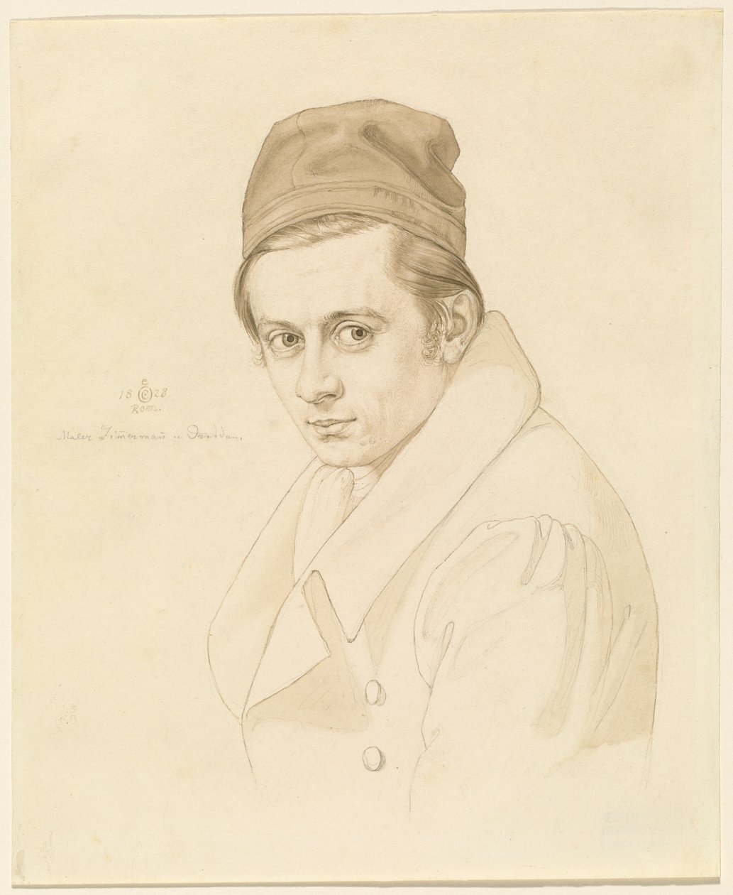 Adolf Zimmermann autorstwa Carl Oesterley