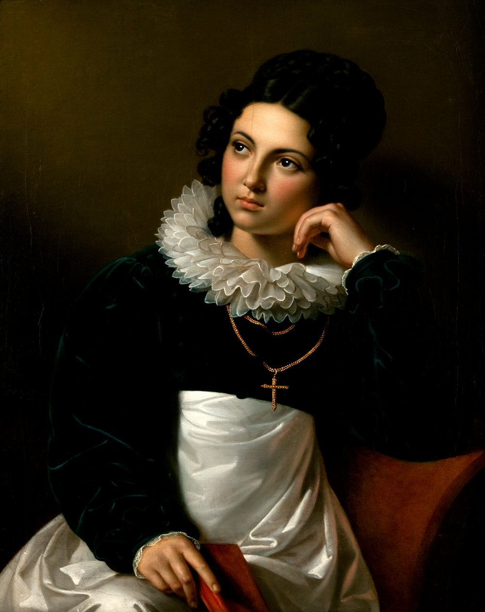 Rosalia Klieber, żona rzeźbiarza Josefa Klieber autorstwa Carl Peter Goebel d. Ä.
