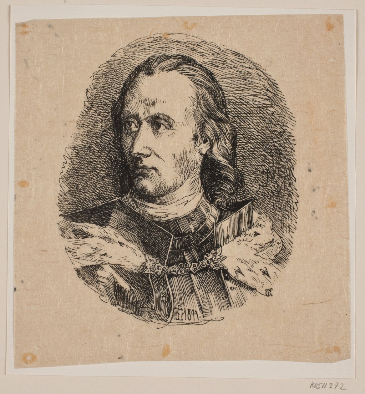 Król Hans autorstwa Carl Peter Theodor Rothweiler