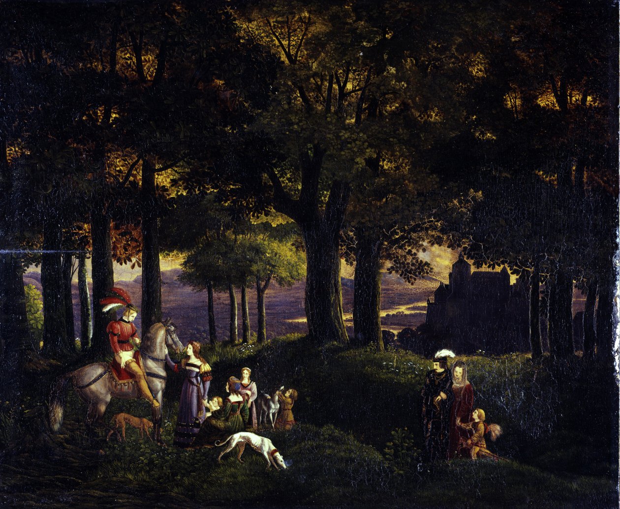 Zbłąkany rycerz autorstwa Carl Philipp Fohr