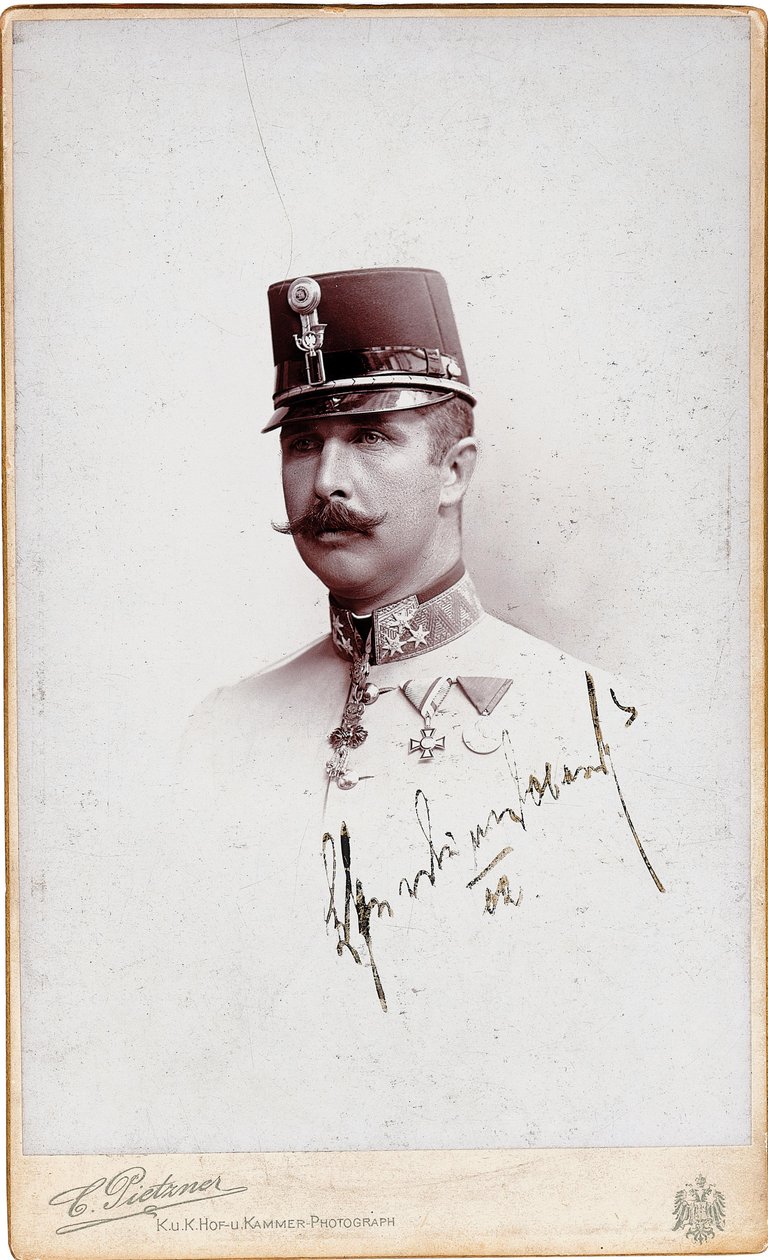 Arcyksiążę Franciszek Ferdynand Austrii, 1902. autorstwa Carl Pietzner