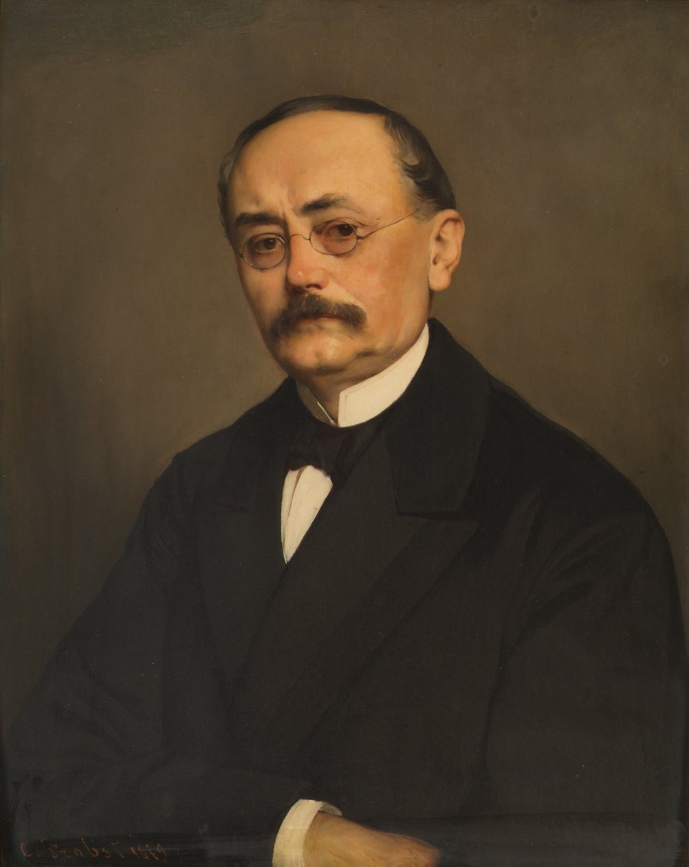 Minister Leopold Ritter Hasner von Artha autorstwa Carl Probst