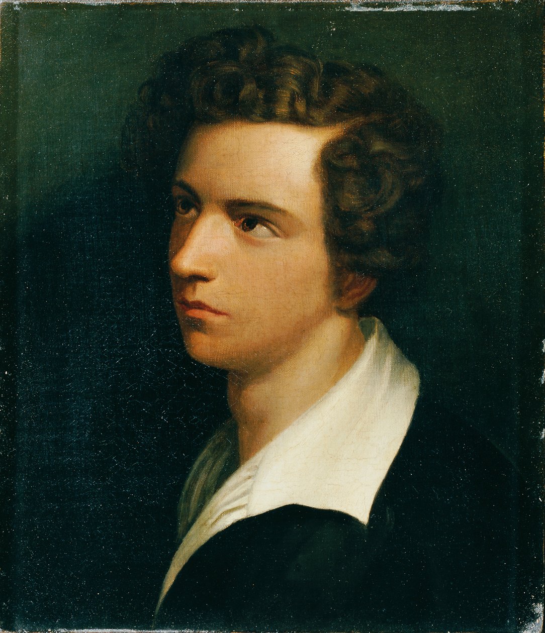 Malarz Joseph Hasslwander autorstwa Carl Rahl
