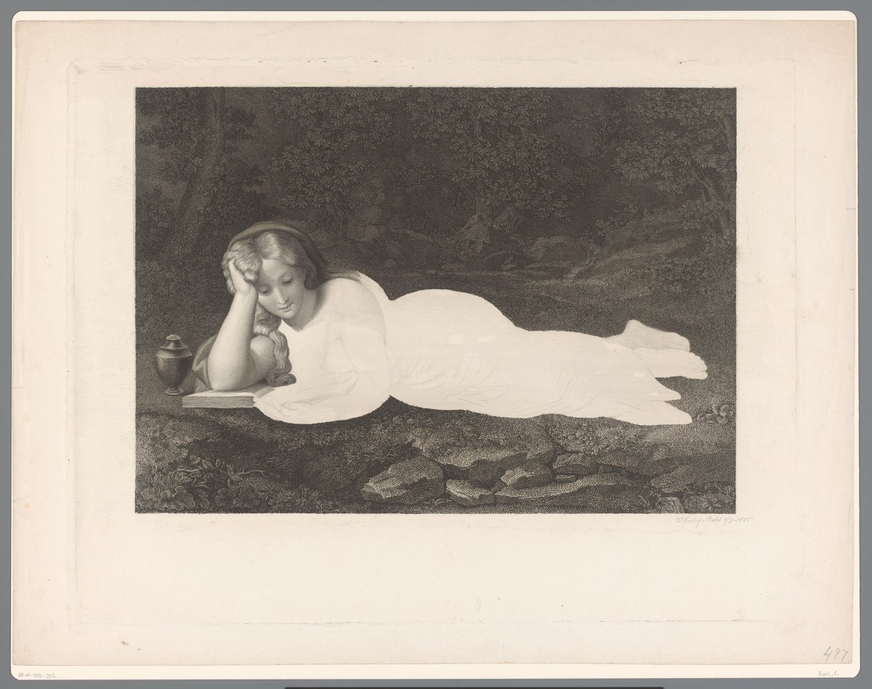 Czytanie Marii Magdaleny autorstwa Carl Rahl