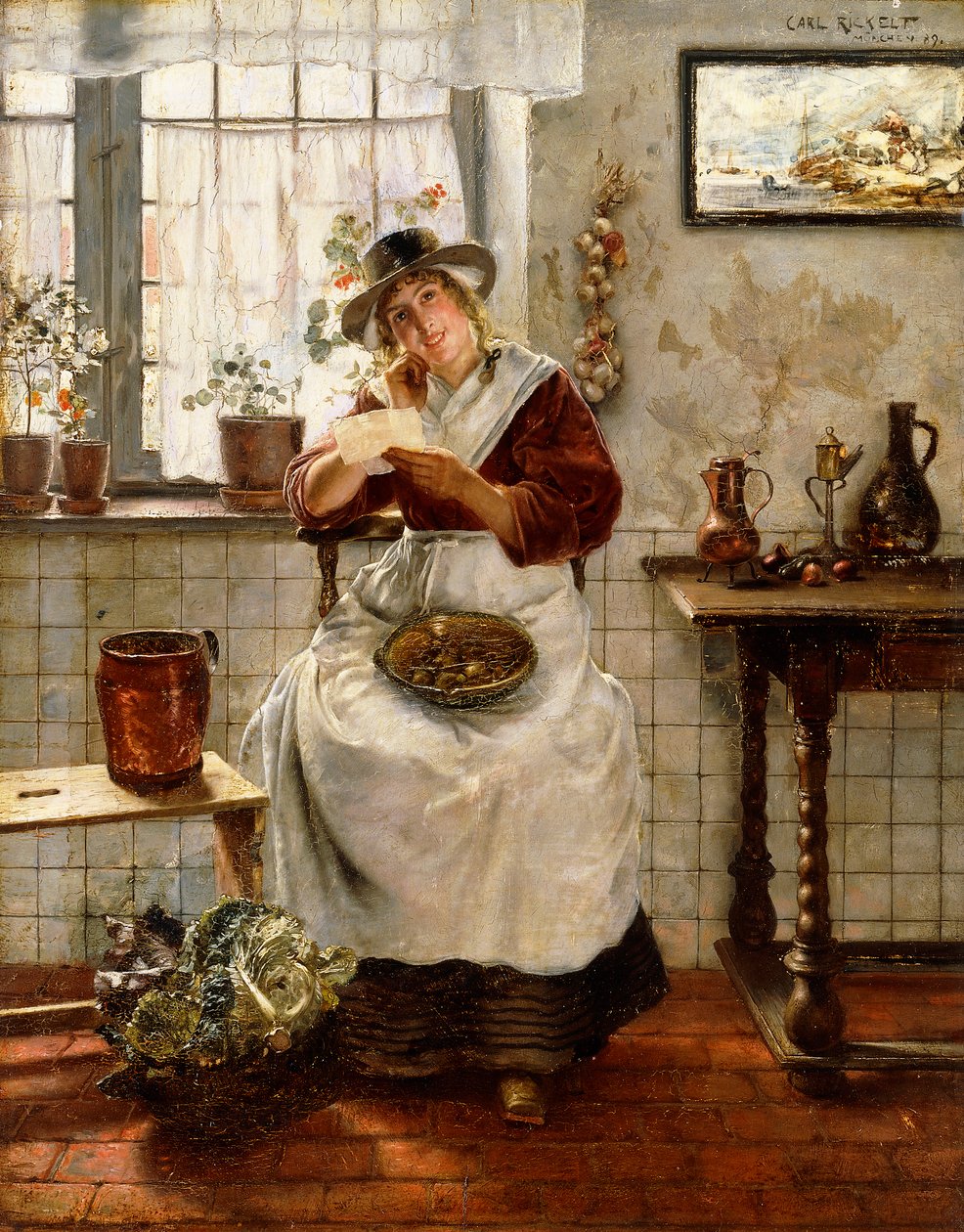 List miłosny autorstwa Carl Rickelt