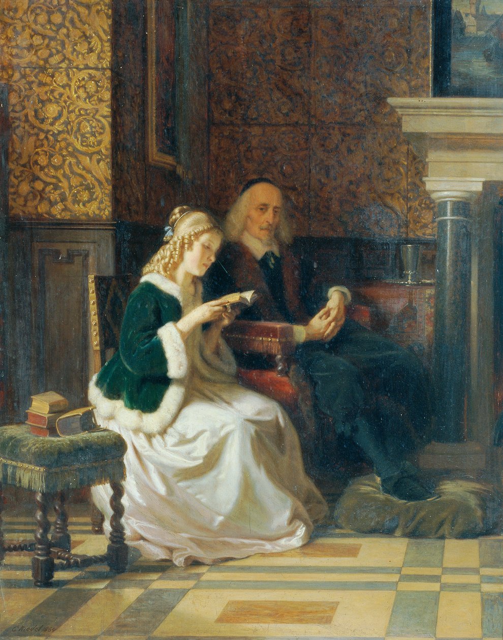 czytelnik autorstwa Carl Riedel