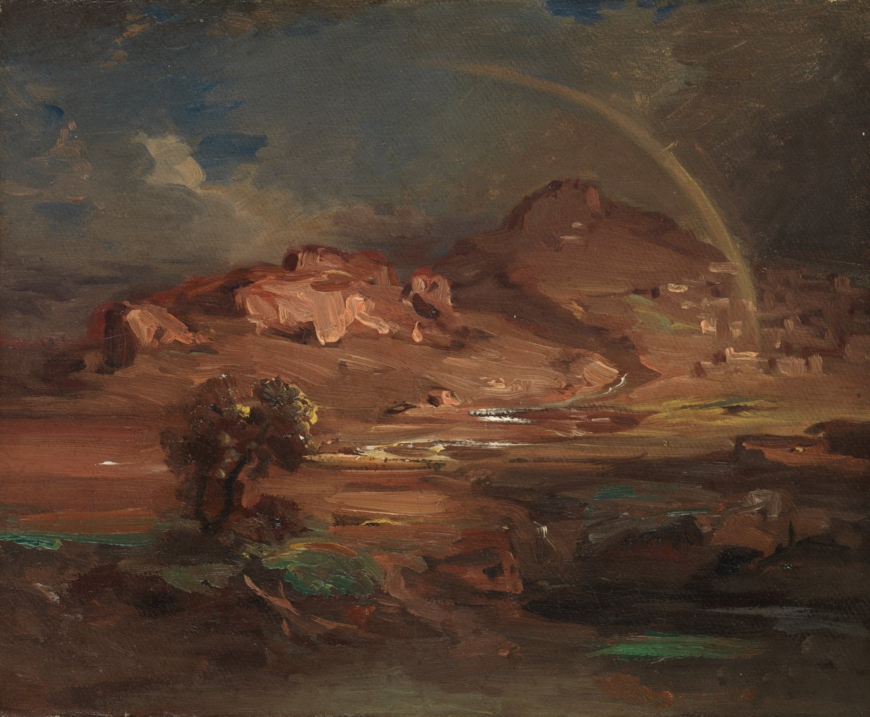 Cmentarz w Pronoia k. Nauplii, ca. 1841-47. autorstwa Carl Rottmann