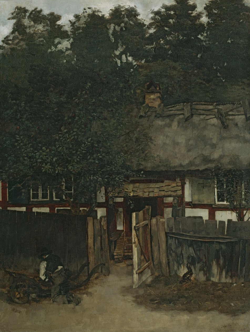 Dom wiejski w Ferch am Schwielowsee autorstwa Carl Schuch