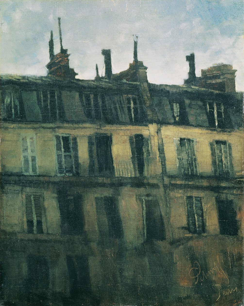 Paryskie domy autorstwa Carl Schuch