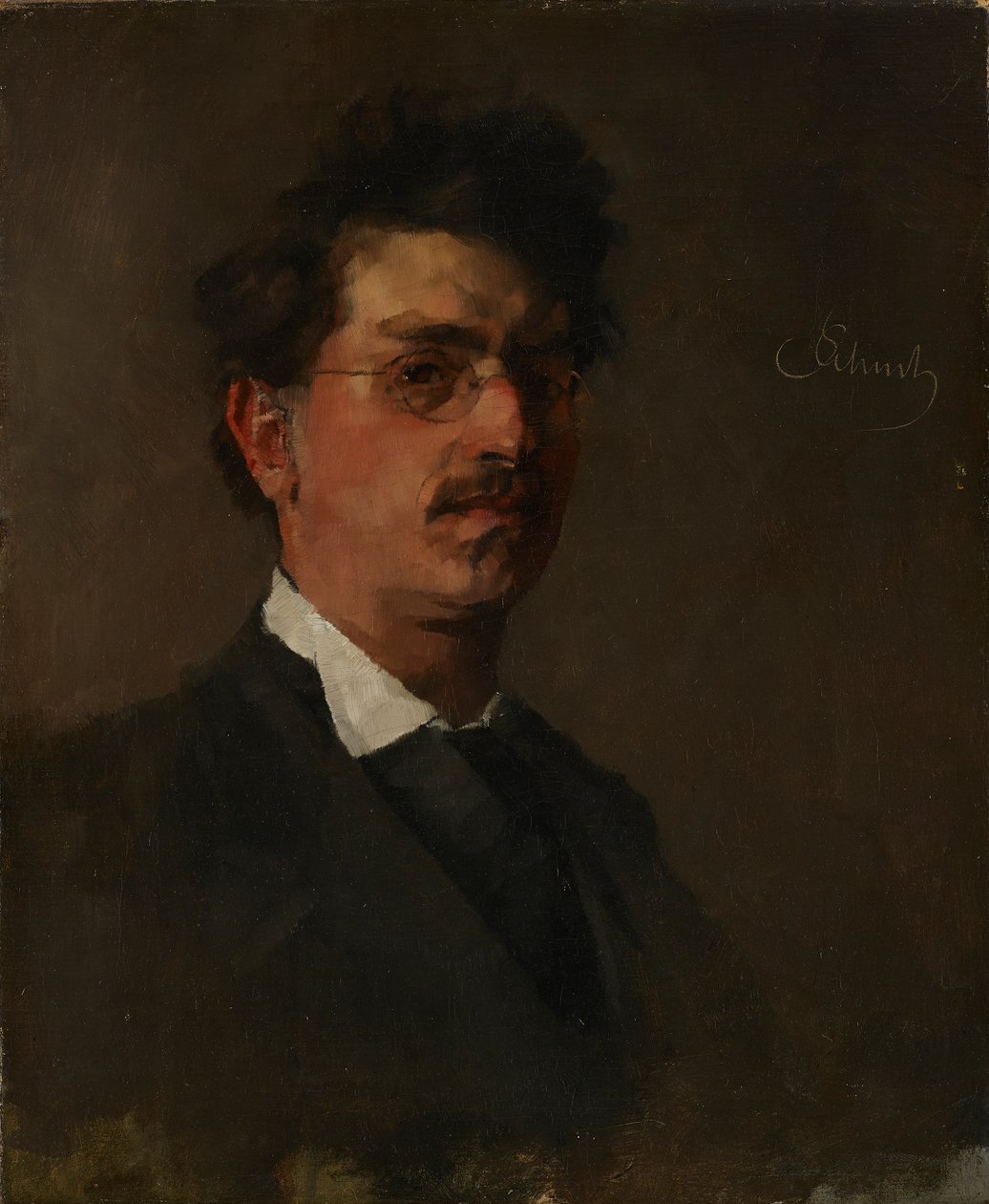 autoportret autorstwa Carl Schuch