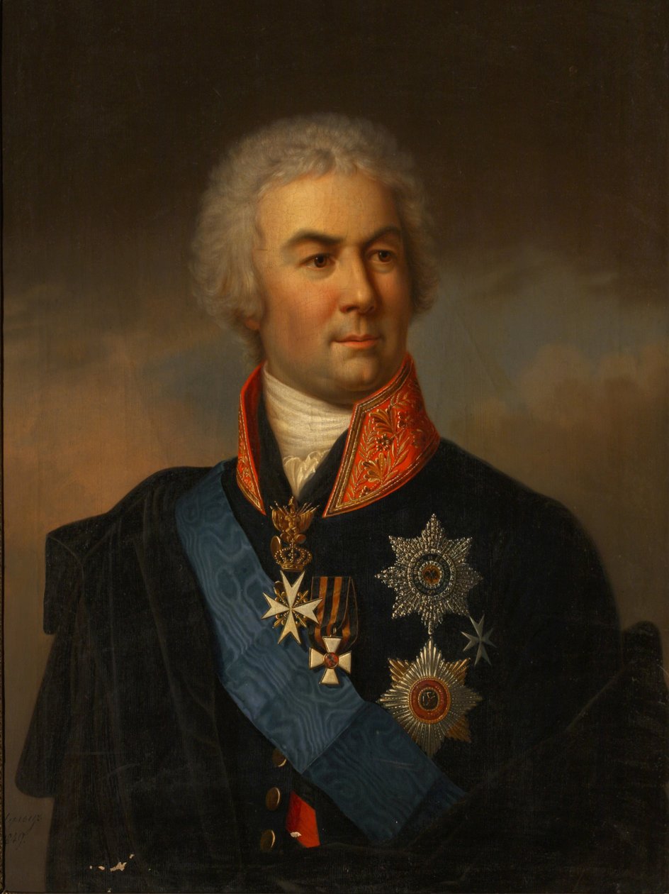 Portret hrabiego Piotra Zawadowskiego 17391812, 1849 autorstwa Carl Schulz