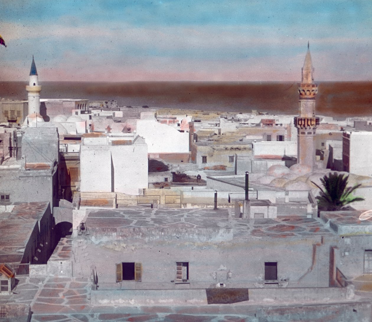 Północne Maroko, widok miasta Fez, data zdjęcia: około 1910 r. Archiwum Carla Simona autorstwa Carl Simon