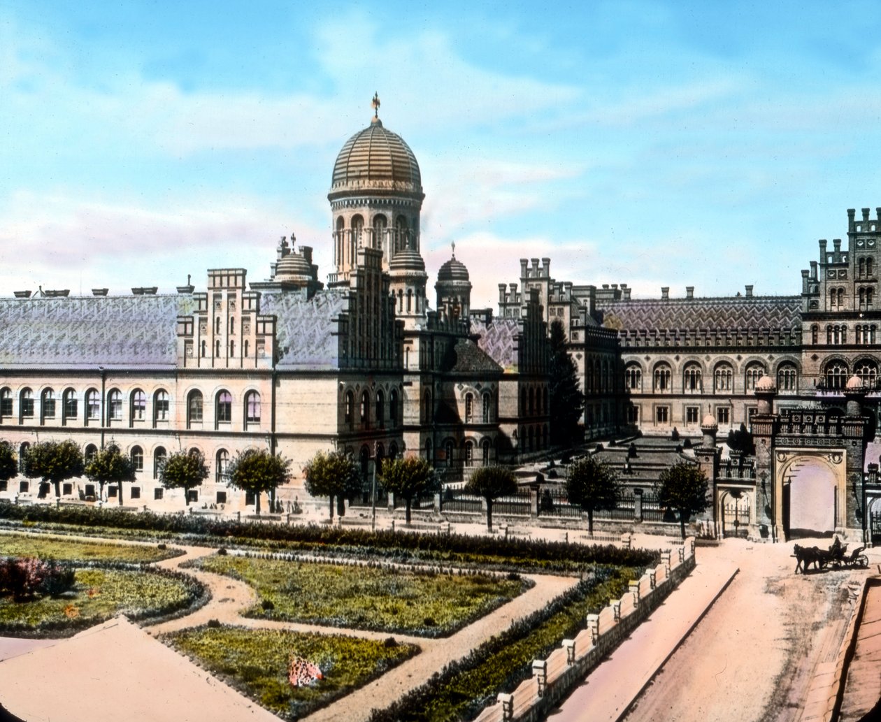 Rumunia, rezydencja grecko-prawosławnego arcybiskupa w Czernowitz, data zdjęcia: około 1920 r. Archiwum Carla Simona autorstwa Carl Simon