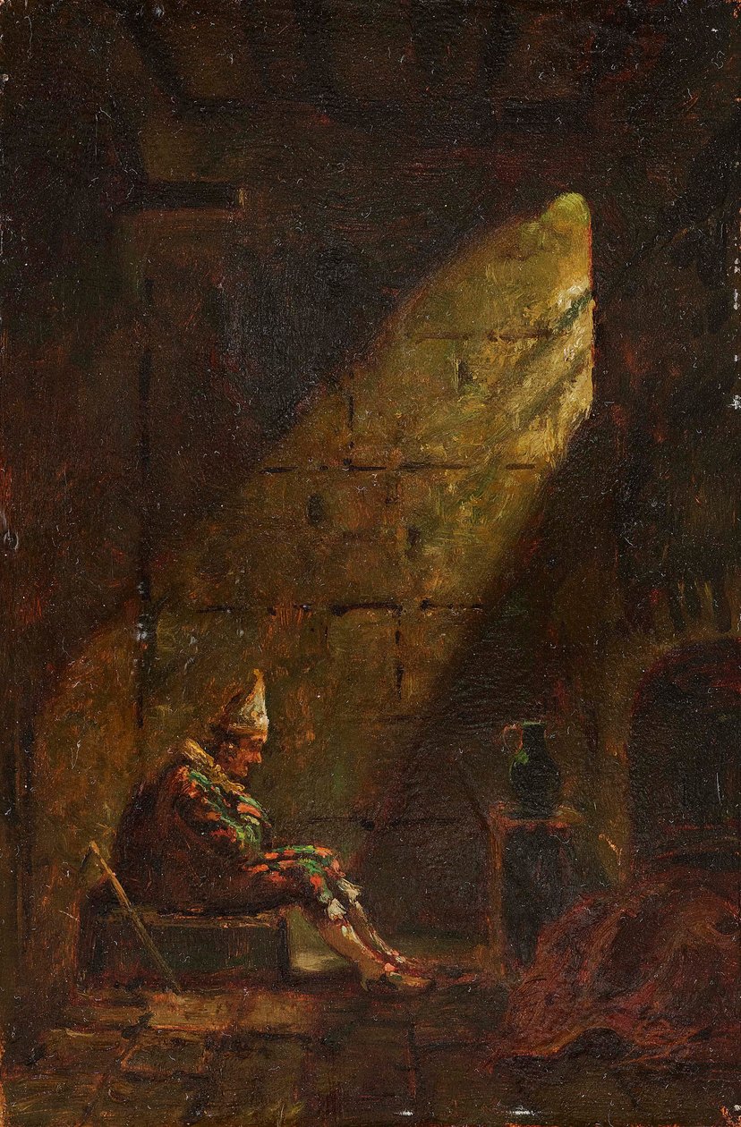 Środa Popielcowa, ok. 1860 r. autorstwa Carl Spitzweg