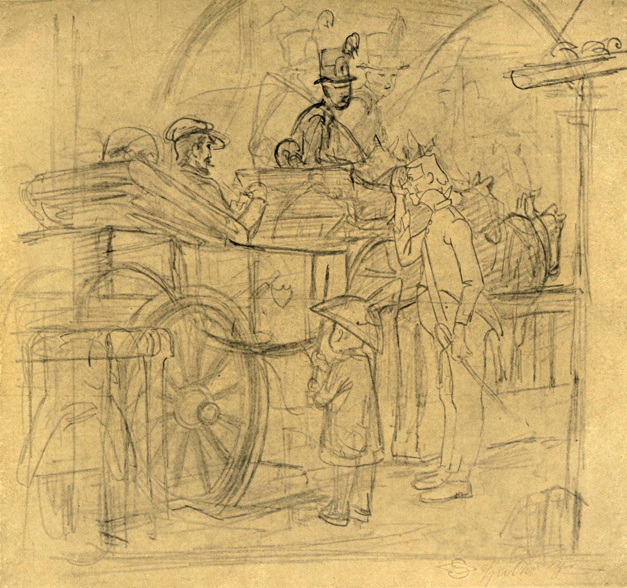 Wędrówka, połowa końca XIX wieku, ok. 1924. autorstwa Carl Spitzweg