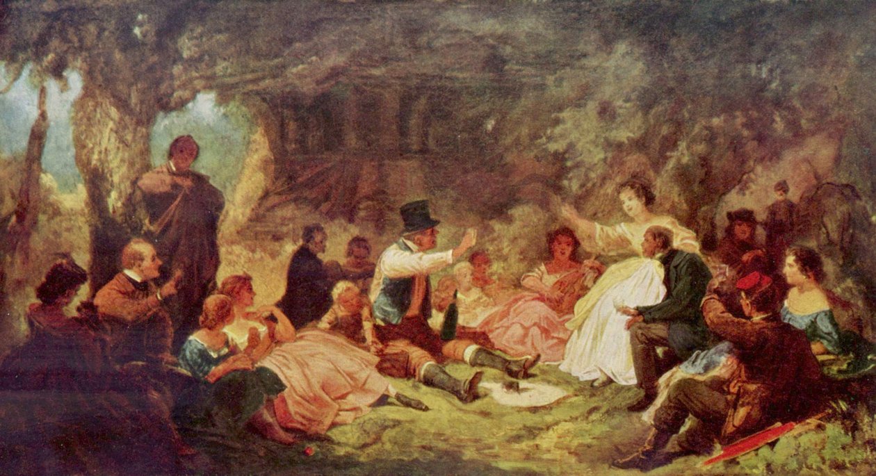 Piknik autorstwa Carl Spitzweg