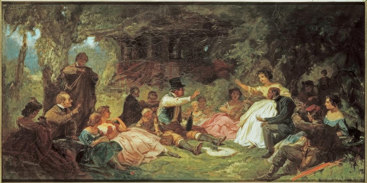 Piknik autorstwa Carl Spitzweg