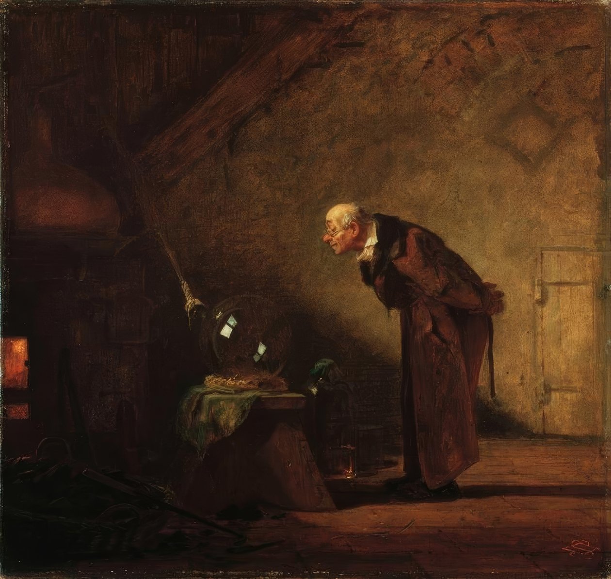 Alchemik autorstwa Carl Spitzweg
