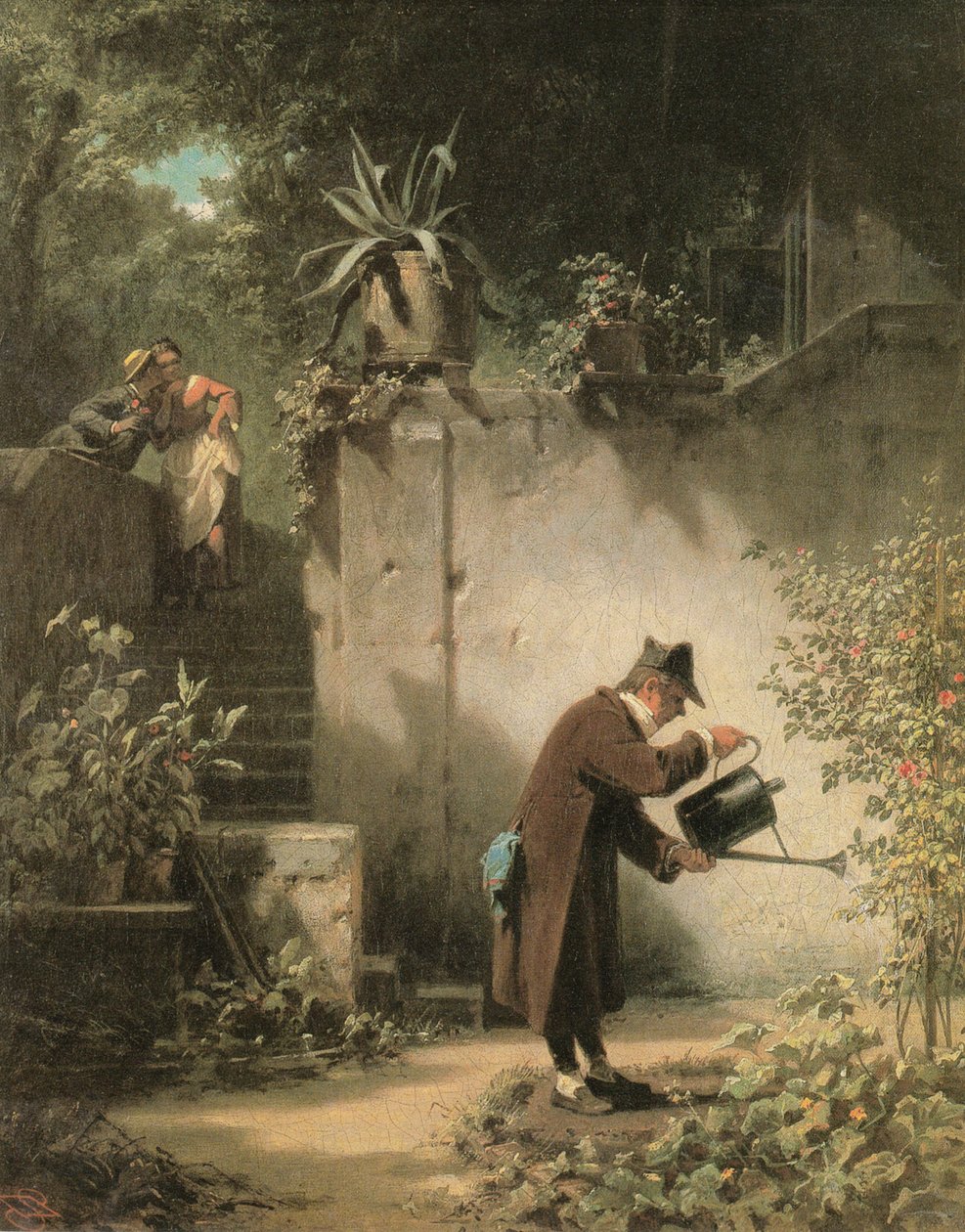 Miłośnik kwiatów autorstwa Carl Spitzweg