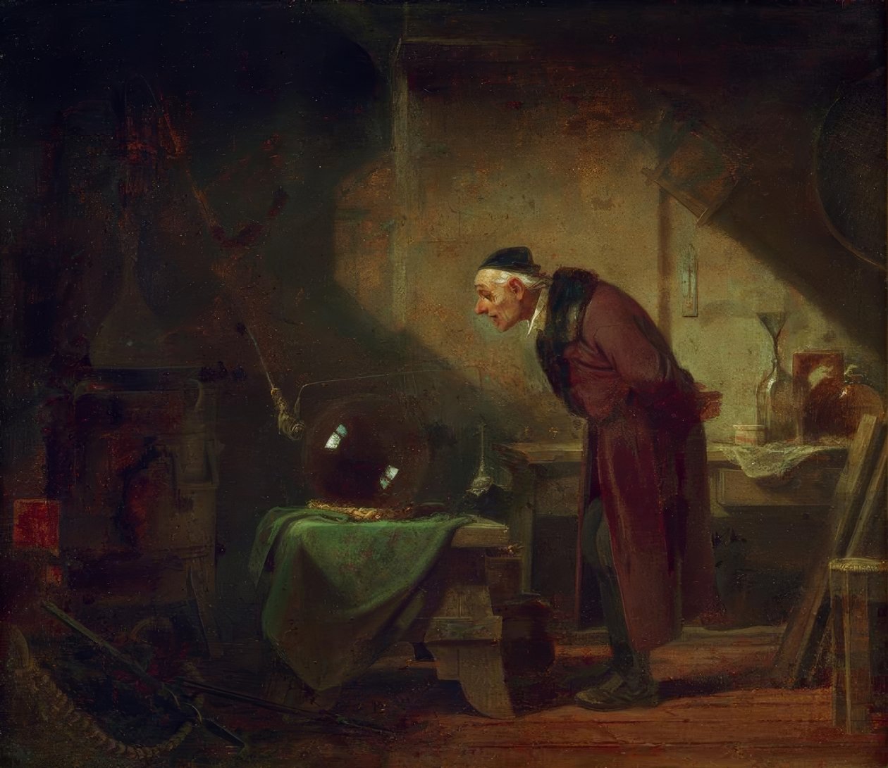 Chemik autorstwa Carl Spitzweg