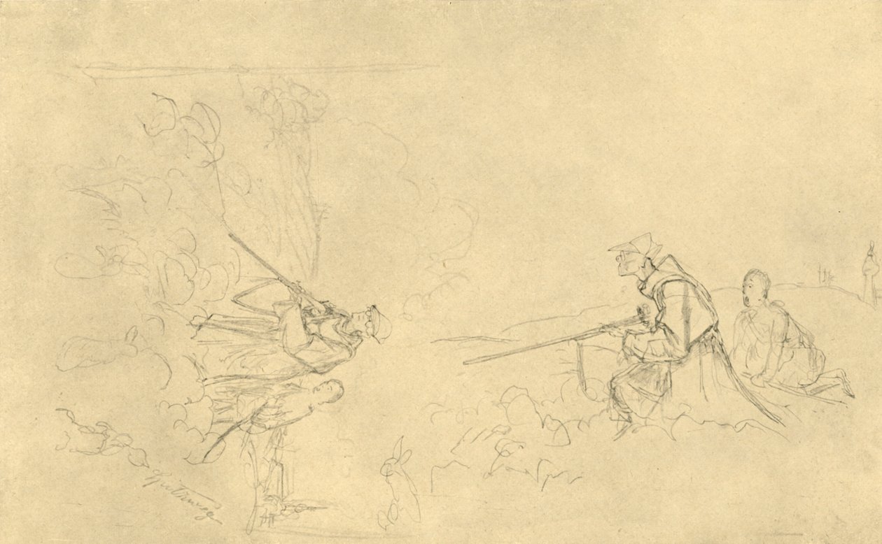 Niedzielny łowca, połowa końca XIX w., ok. 1924. autorstwa Carl Spitzweg