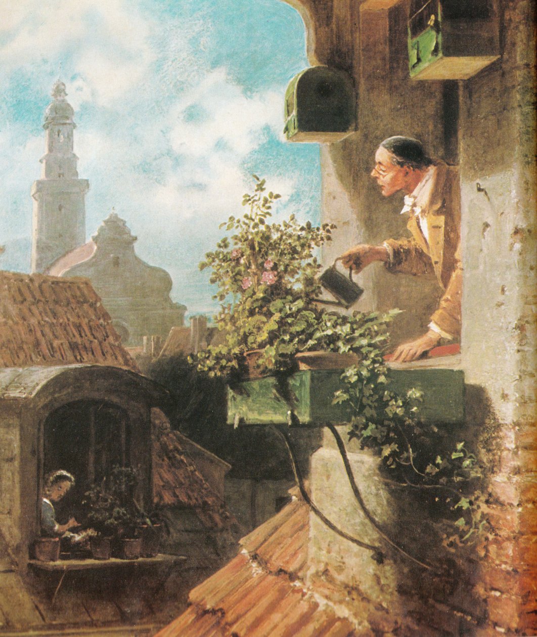 Poddasze autorstwa Carl Spitzweg