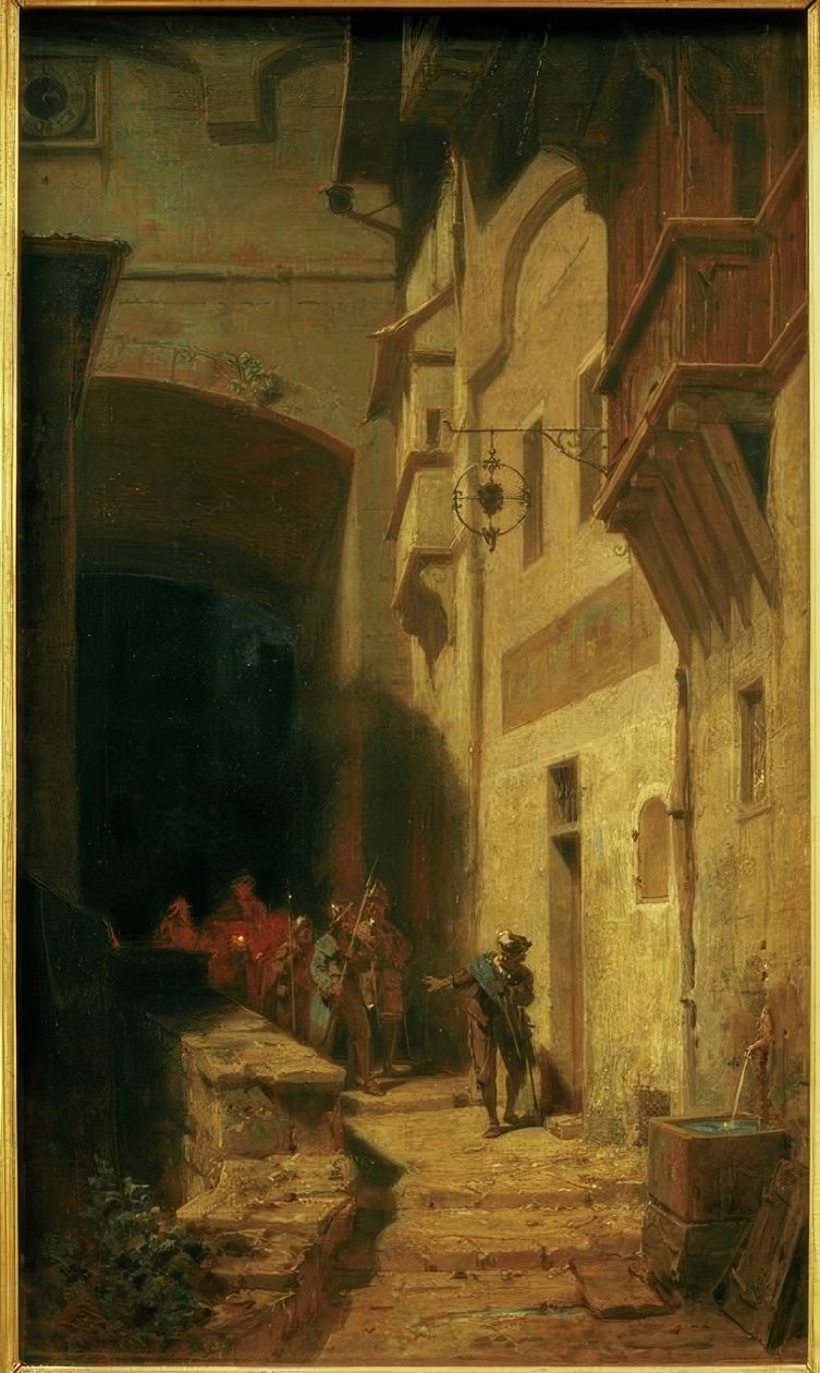 Scharwache autorstwa Carl Spitzweg