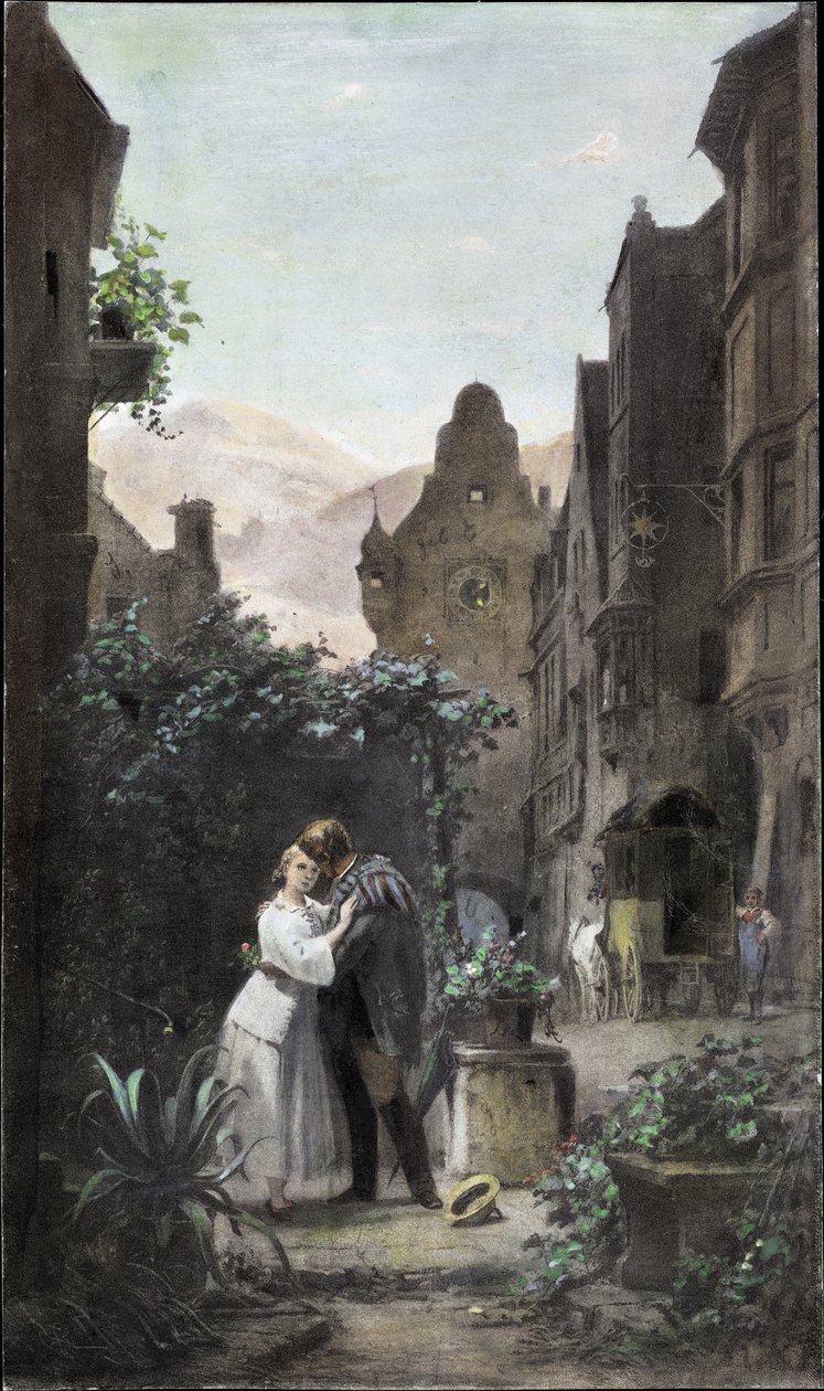 Pożegnanie autorstwa Carl Spitzweg