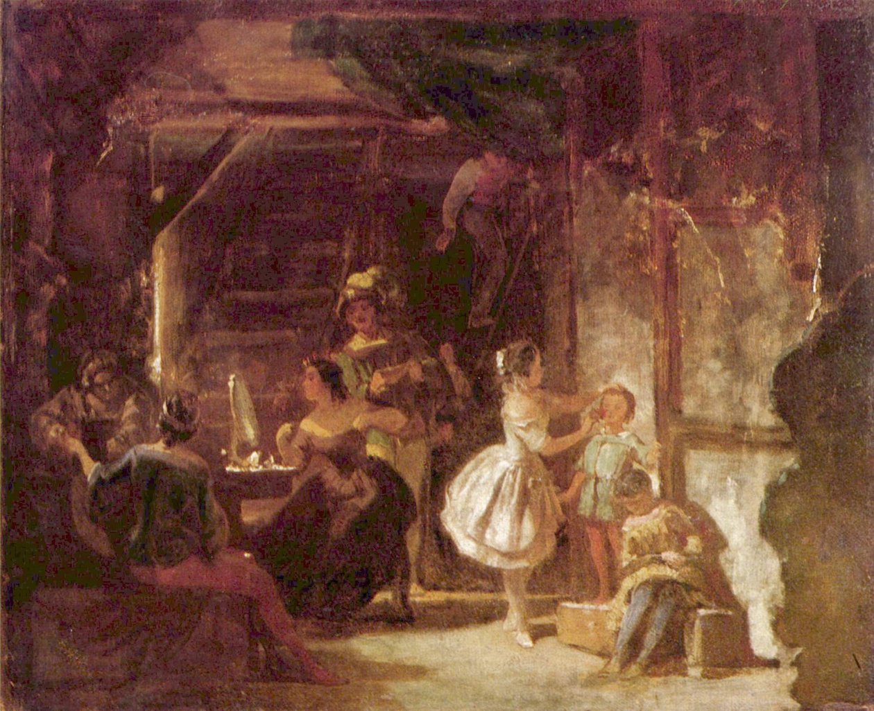 Za kulisami autorstwa Carl Spitzweg