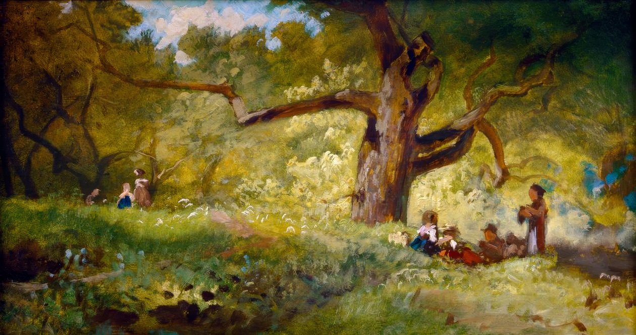 W lesie autorstwa Carl Spitzweg