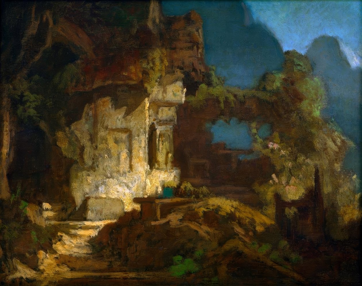 Kaplica na Skale autorstwa Carl Spitzweg