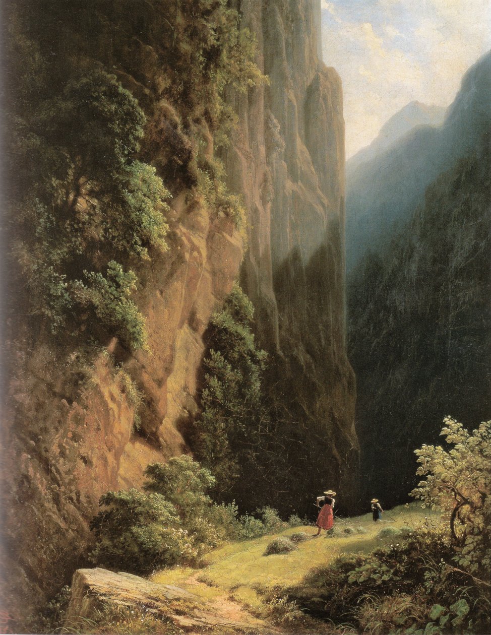 Kosiarki w górach autorstwa Carl Spitzweg
