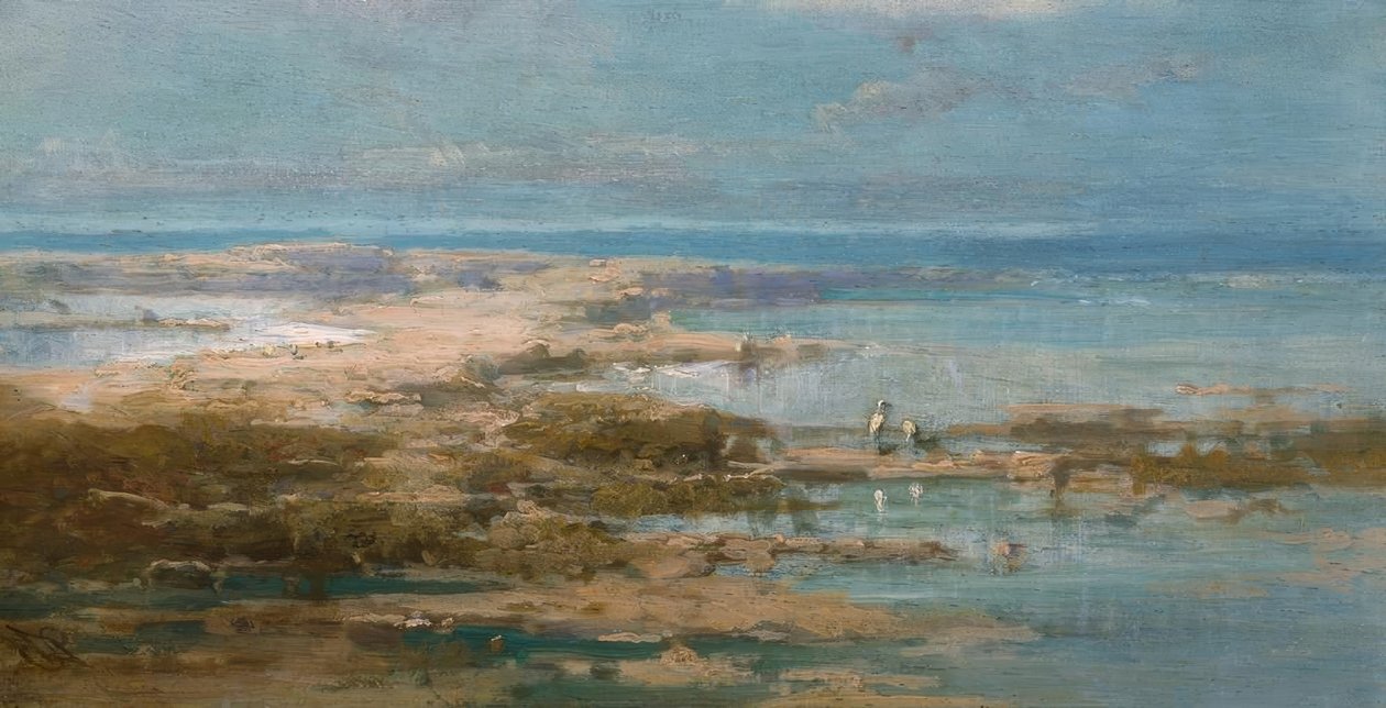 Krajobraz Nilu z bocianami autorstwa Carl Spitzweg