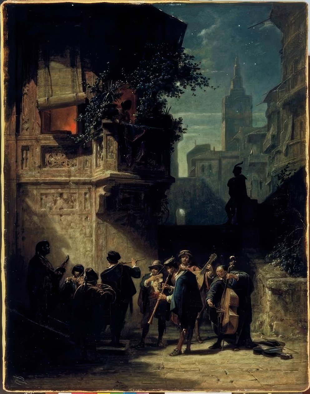 Hiszpańska serenada autorstwa Carl Spitzweg