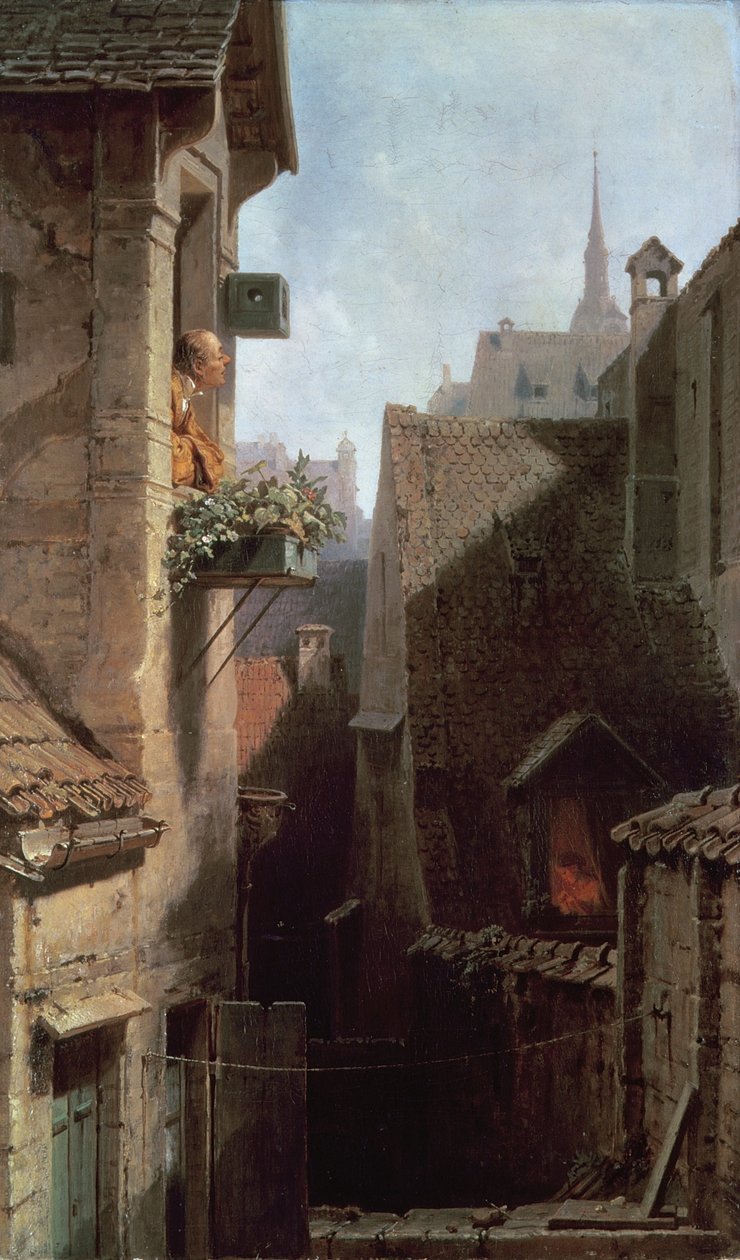 Hipochondryk autorstwa Carl Spitzweg