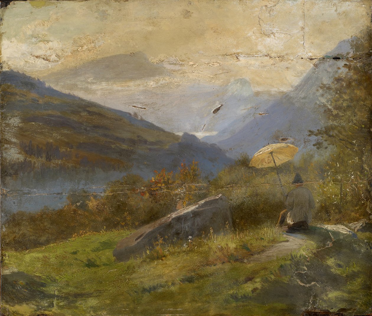 Malarz, ok.1860 autorstwa Carl Spitzweg