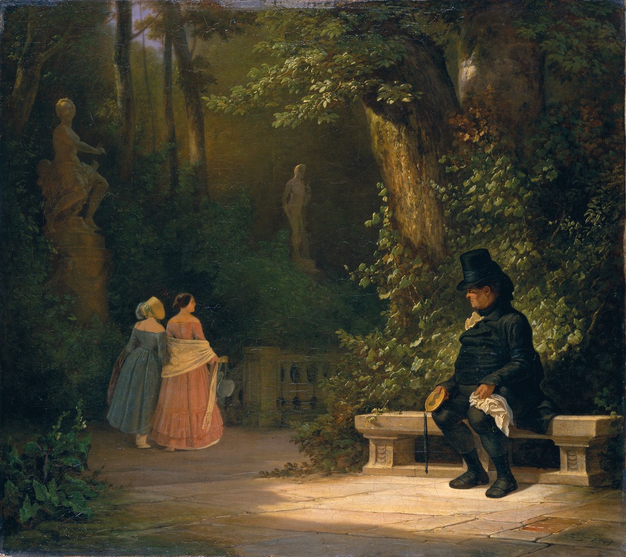 Wdowiec autorstwa Carl Spitzweg