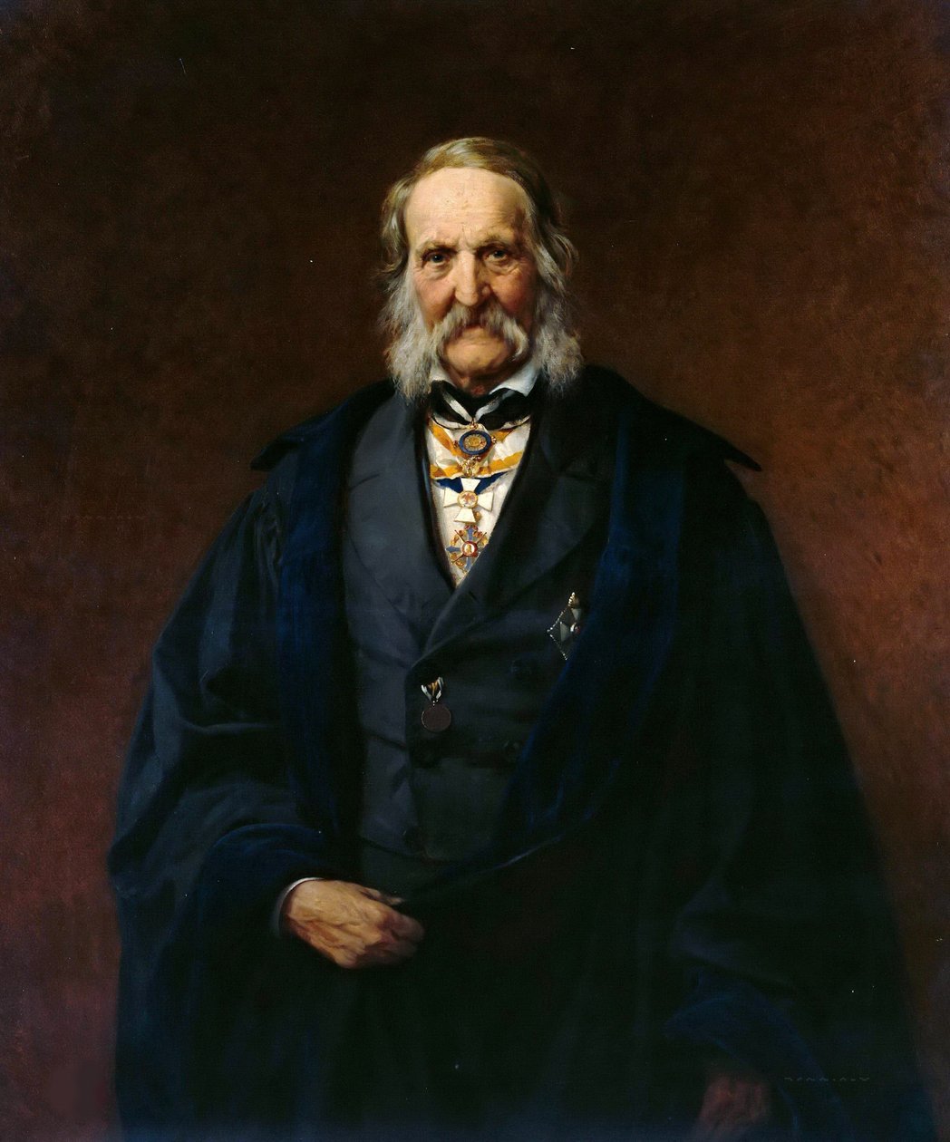 Portret fizyka Franza Ernsta Neumanna 1798-1895, 1886. autorstwa Carl Steffeck