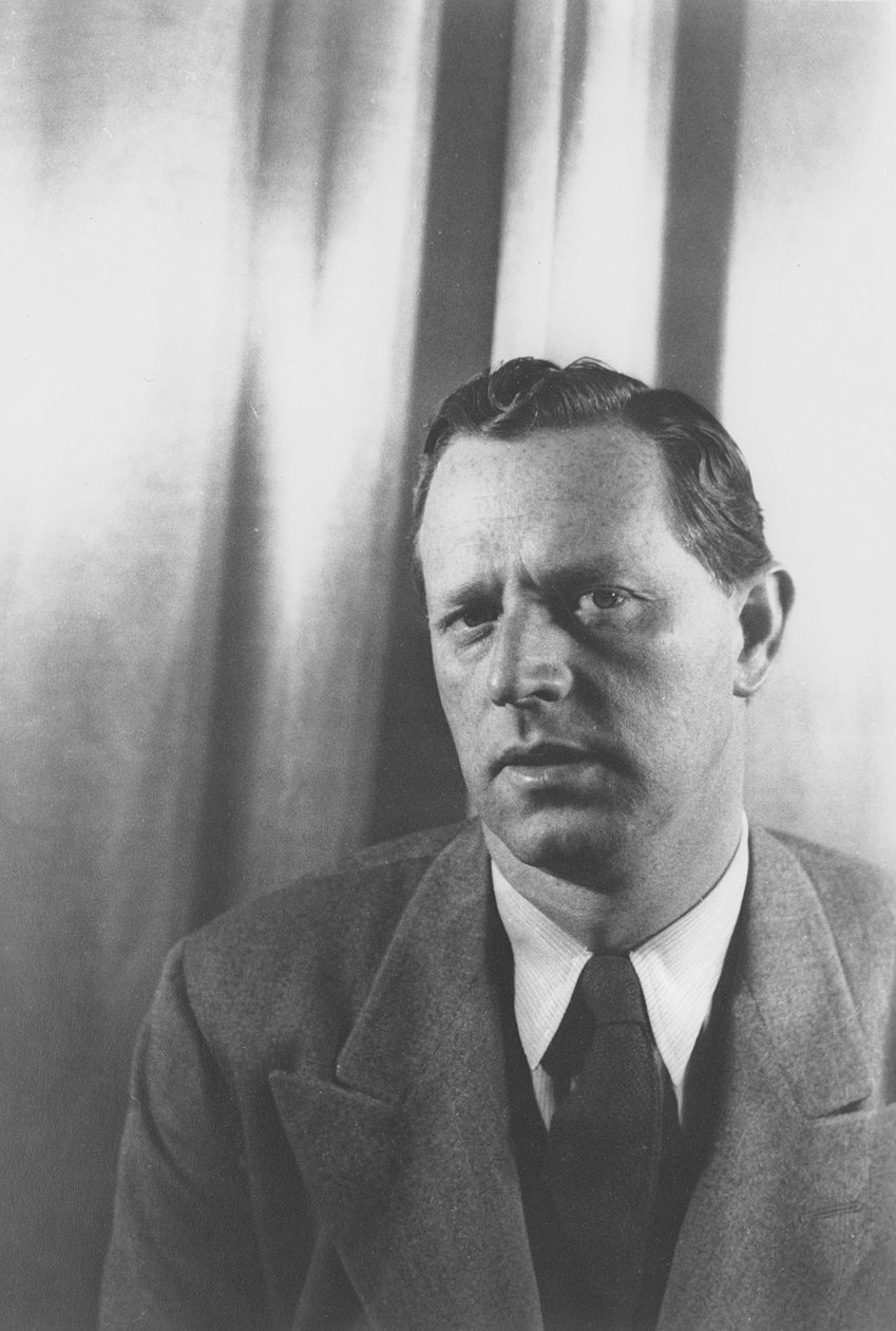 Erskine Caldwell (1903-87) 1938 (odbitka żelatynowo-srebrowa) autorstwa Carl Van Vechten