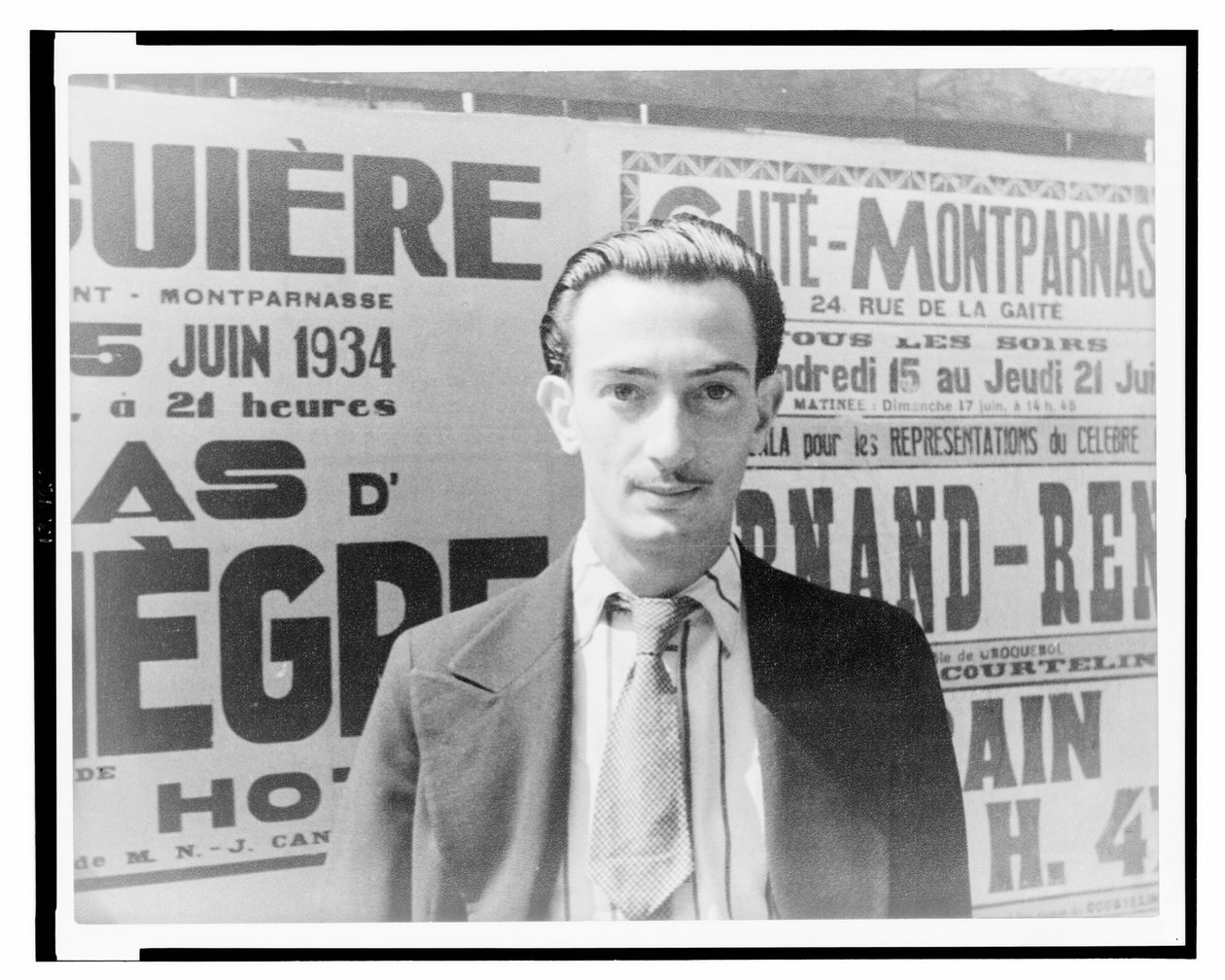 Portret Salvadora Dali, Paryż autorstwa Carl Van Vechten
