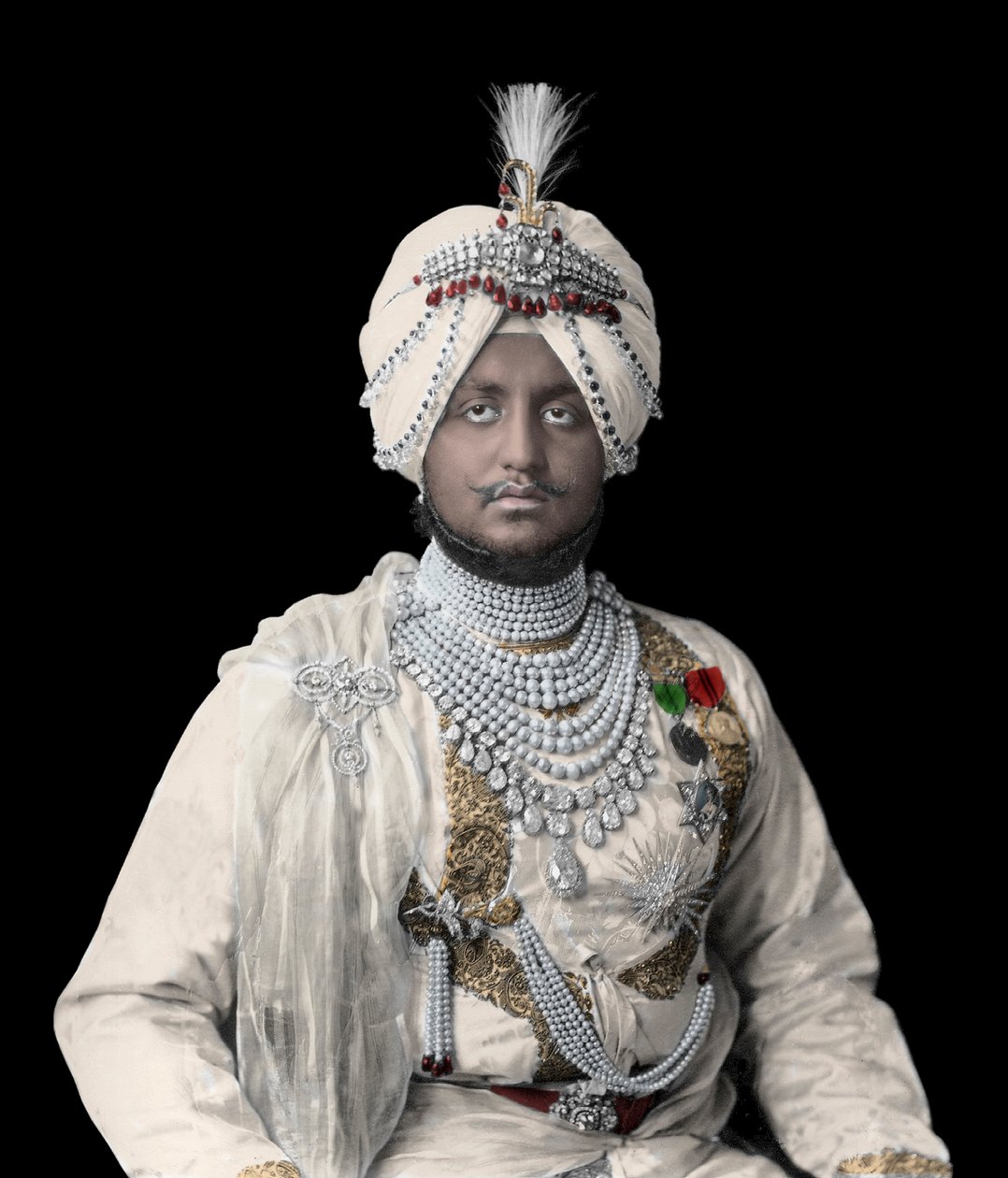 Bhupinder Singh z Patiala, Maharadża autorstwa Carl Vandyk